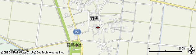 新潟県新潟市西蒲区羽黒1341周辺の地図