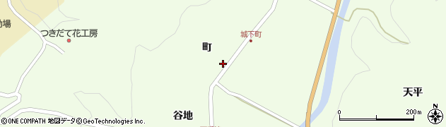 福島県伊達市月舘町下手渡町46周辺の地図