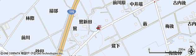 福島県福島市荒井（川端）周辺の地図