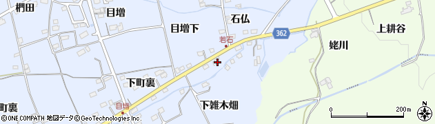 福島県福島市荒井（下雑木畑）周辺の地図