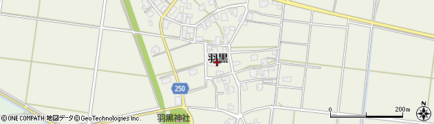 新潟県新潟市西蒲区羽黒1214周辺の地図