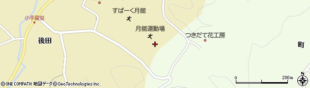 福島県伊達市月舘町糠田舘山1周辺の地図