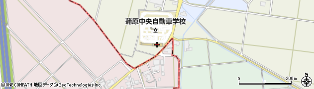 蒲原中央自動車学校周辺の地図