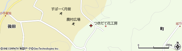 福島県伊達市月舘町下手渡寺窪36周辺の地図