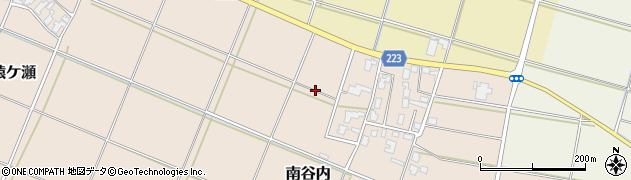 新潟県新潟市西蒲区南谷内周辺の地図