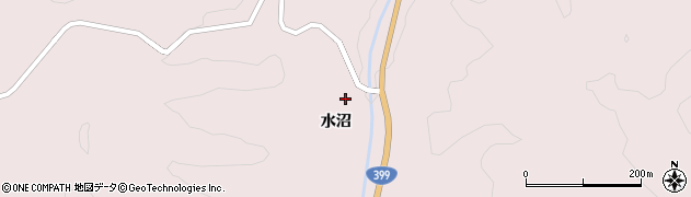 福島県伊達市月舘町月舘檜田周辺の地図