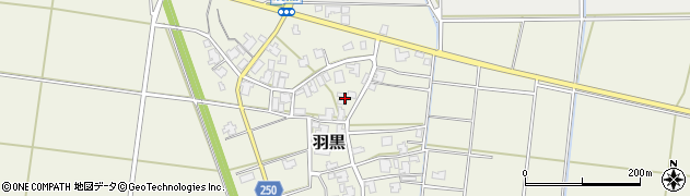 新潟県新潟市西蒲区羽黒1208周辺の地図