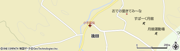 福島県伊達市月舘町糠田後田10周辺の地図
