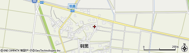 新潟県新潟市西蒲区羽黒1204周辺の地図