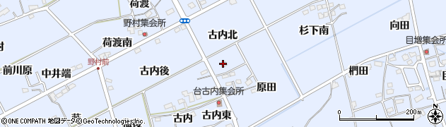 福島県福島市荒井（古内北）周辺の地図