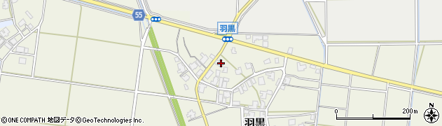新潟県新潟市西蒲区羽黒1148周辺の地図