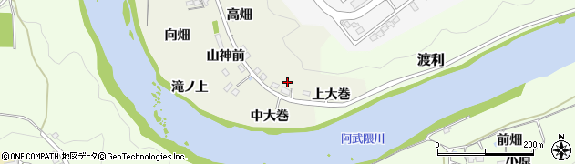 福島県福島市小倉寺高畑17周辺の地図