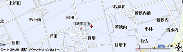 福島県福島市荒井台番周辺の地図