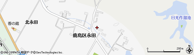 福島県南相馬市鹿島区永田（永田）周辺の地図