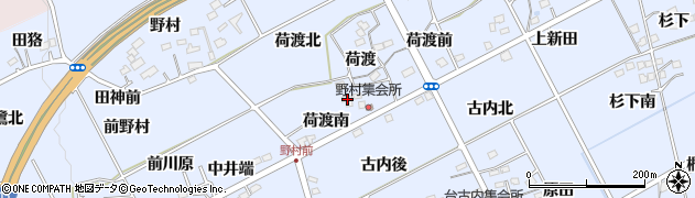 福島県福島市荒井荷渡12周辺の地図