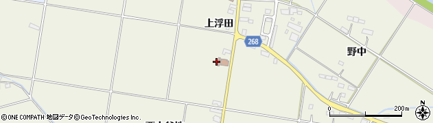 福島県南相馬市鹿島区浮田（上浮田）周辺の地図