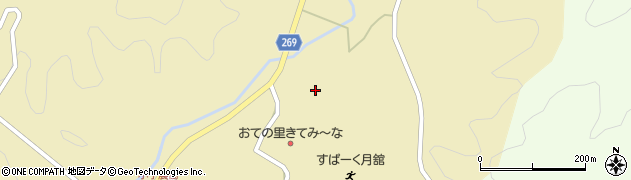 福島県伊達市月舘町糠田天平周辺の地図