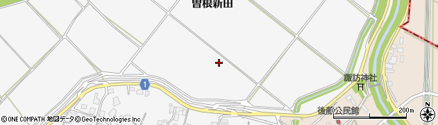 新潟県田上町（南蒲原郡）曽根新田周辺の地図