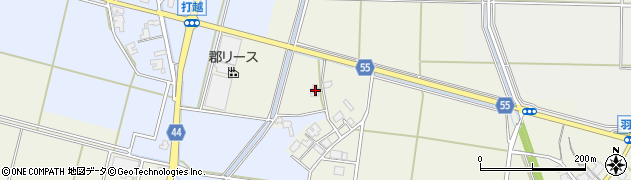 新潟県新潟市西蒲区羽黒2037周辺の地図