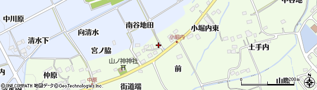 福島県福島市上鳥渡（小堀内）周辺の地図