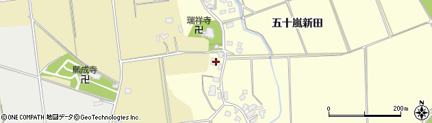 新潟県五泉市五十嵐新田34周辺の地図