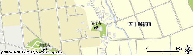 新潟県五泉市五十嵐新田46周辺の地図