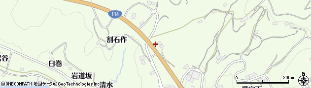 福島県福島市渡利（石垣）周辺の地図