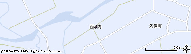 福島県南相馬市鹿島区上栃窪（西ノ内）周辺の地図