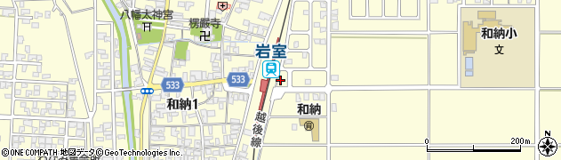 和納3区駅東児童遊園地周辺の地図