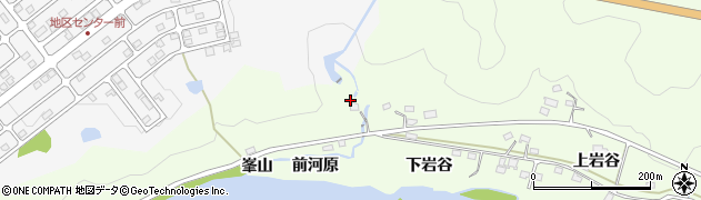 福島県福島市渡利前河原周辺の地図