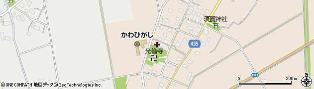 新潟県五泉市中川新2646周辺の地図