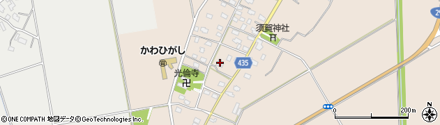 新潟県五泉市中川新2331周辺の地図