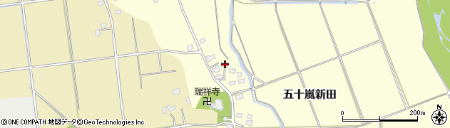 新潟県五泉市五十嵐新田145周辺の地図