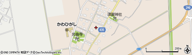 新潟県五泉市中川新2334周辺の地図