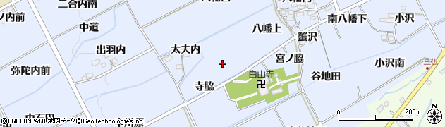 福島県福島市荒井（寺脇）周辺の地図