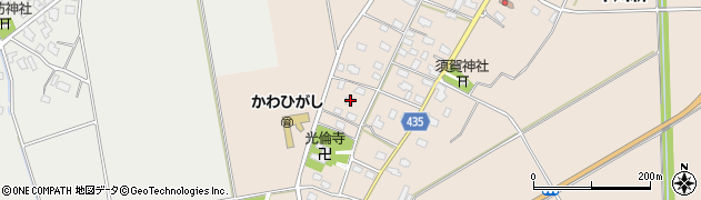 新潟県五泉市中川新2637周辺の地図