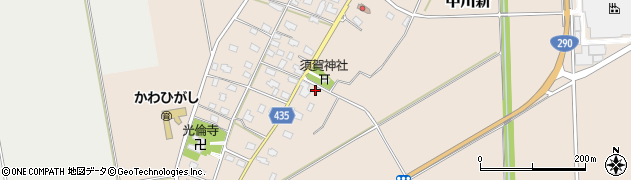 新潟県五泉市中川新2235周辺の地図
