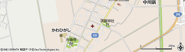 新潟県五泉市中川新2340周辺の地図