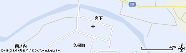 福島県南相馬市鹿島区上栃窪（沢田）周辺の地図