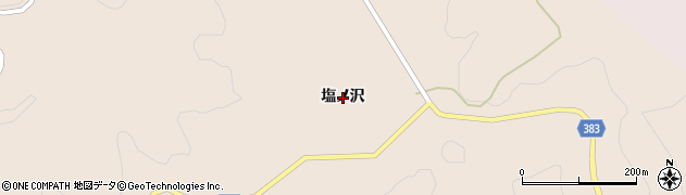 福島県喜多方市熱塩加納町宮川（塩ノ沢）周辺の地図