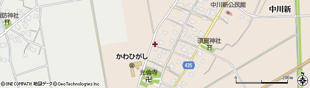 新潟県五泉市中川新2633周辺の地図