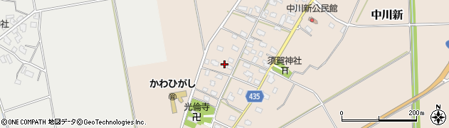 新潟県五泉市中川新2629周辺の地図