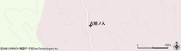 福島県伊達市月舘町月舘（古屋ノ入）周辺の地図