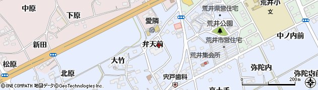 福島県福島市荒井弁天前12周辺の地図