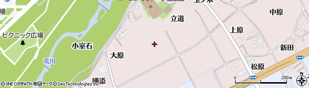 福島県福島市上名倉大原周辺の地図