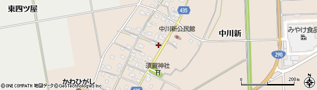 新潟県五泉市中川新2362周辺の地図
