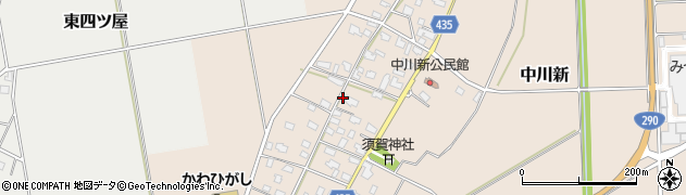 新潟県五泉市中川新2359周辺の地図