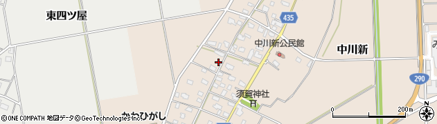 新潟県五泉市中川新2621周辺の地図