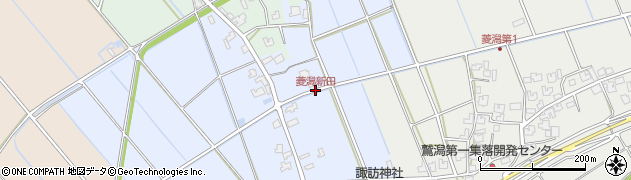 菱潟新田周辺の地図