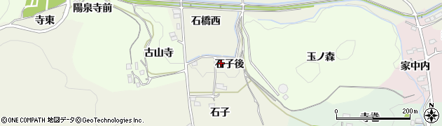 福島県福島市下鳥渡（石子後）周辺の地図